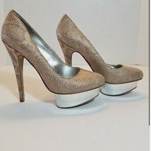 Fergie brand platform heels, worn once